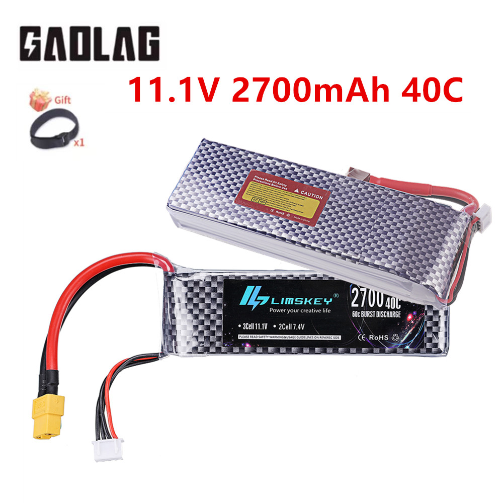 Fpv Drone Quadcopter - Batterie Lipo 3S 11.1V pour 2700mAh